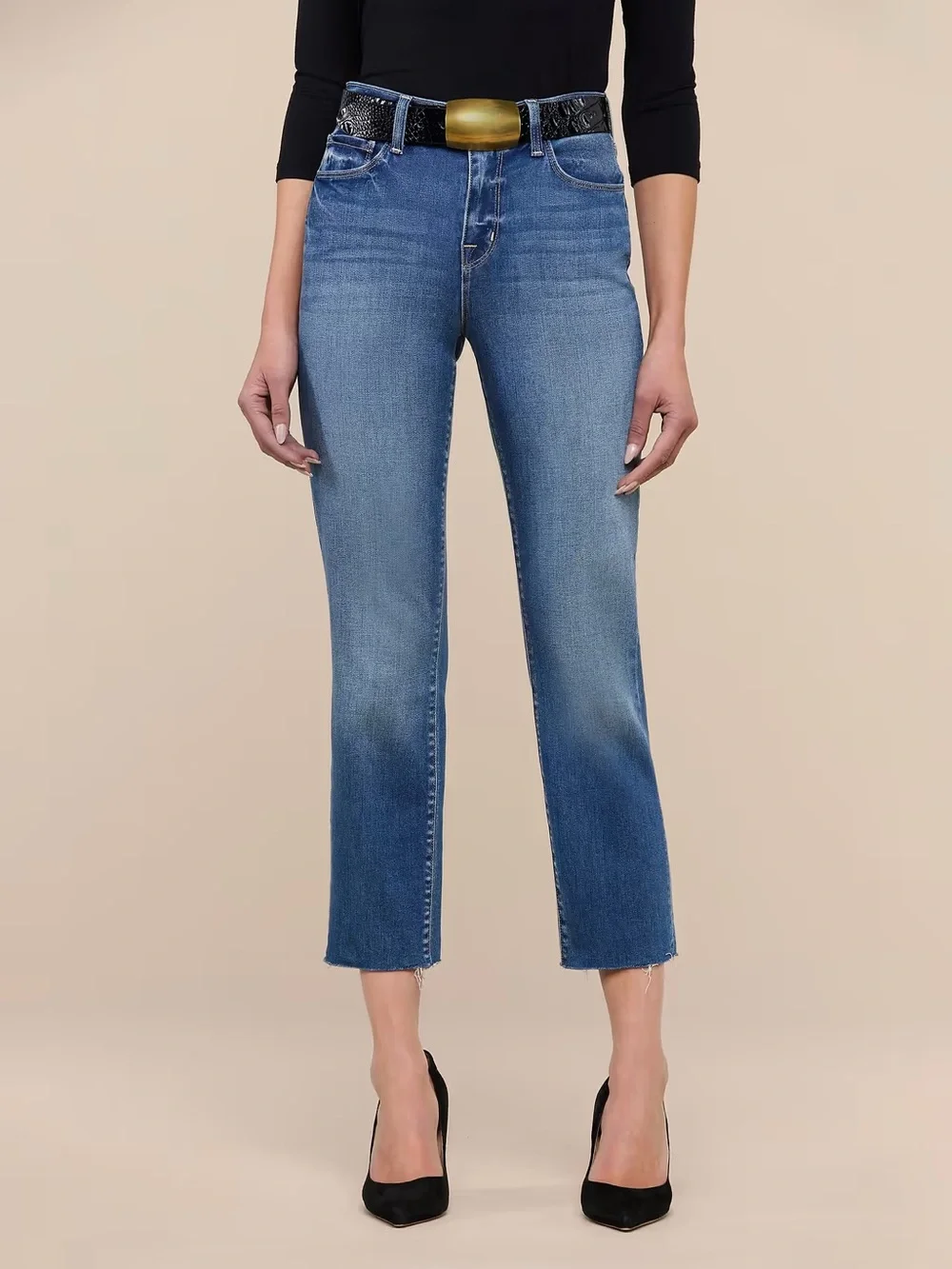 L'AGENCE Sada Slim-Leg Cropped Jean size‎ 25